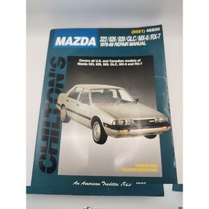 Chilton MAZDA 1978-89 323 626 929 GLC MX-6 RX-7 1978-89 Repair Manual #46800